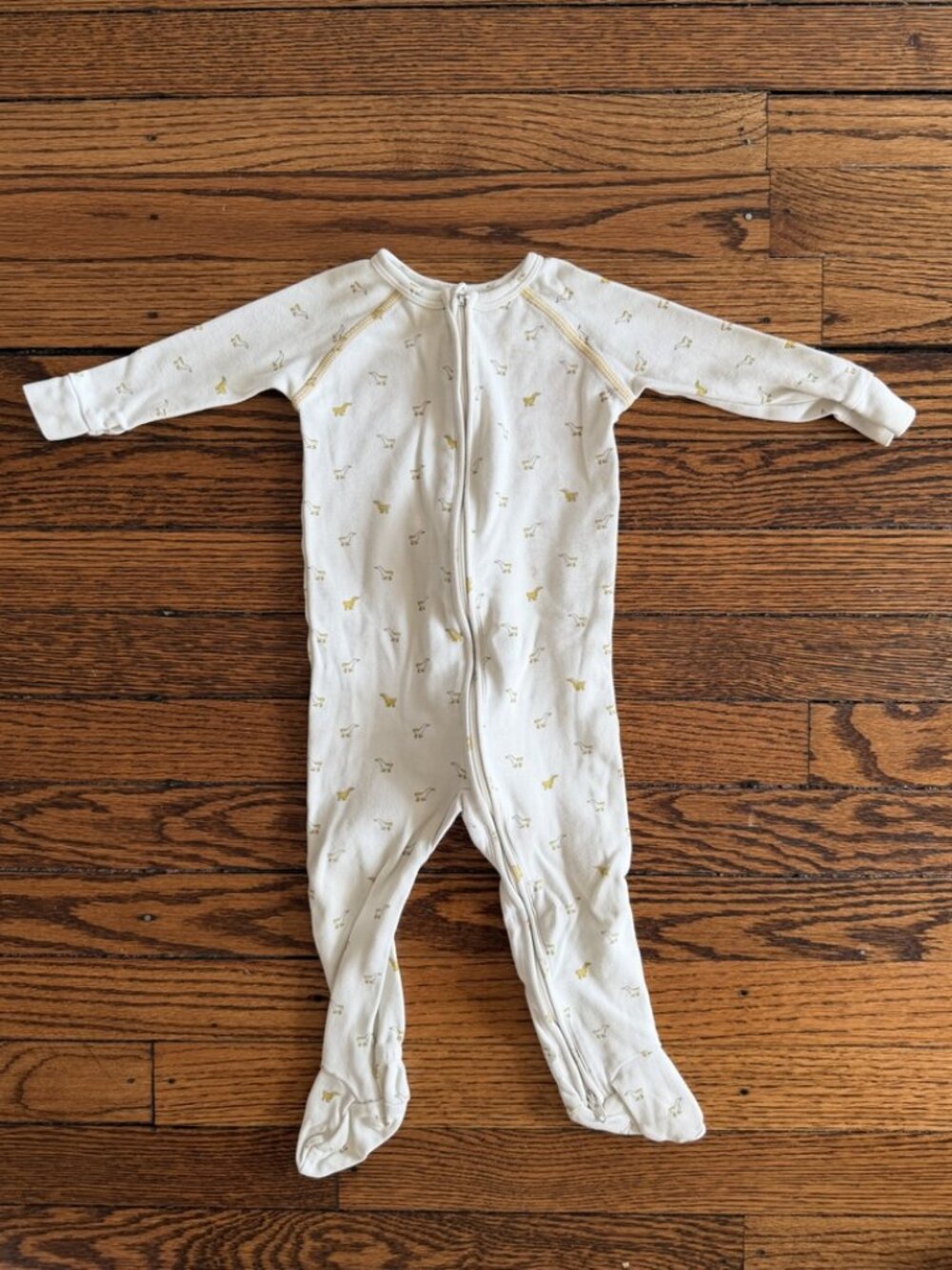 Pehr Organic Cotton Footie — Duck Print
